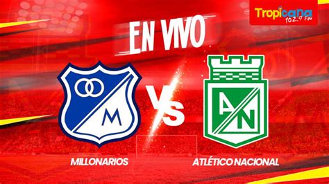 donde ver el partido de millonarios hoy en hd